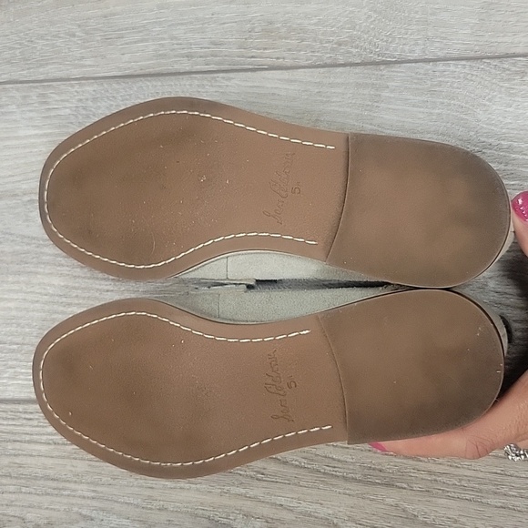 Sam Edelman Birch Size 5 1/2 Pelican Green Almond Toe Slip On Flat Loafers - Picture 7 of 7